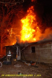 Heavy Flame Above The Doorway