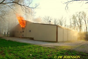 FF`s Enter Home As Flames Roll Out Vent Above