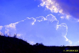 Backlit Clouds Above Me