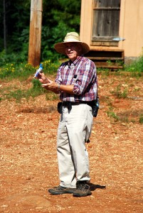 Bill Gets Ready For the Sun At Miller Mtn Mine