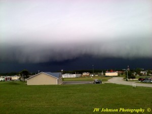 Storm Approaching From North 07302010 7 pm