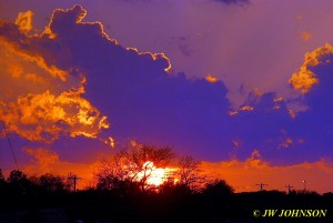 Sunset Clouds Rimlit 2