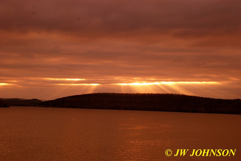 Sunbeams At Sunset Tenn Rest Area