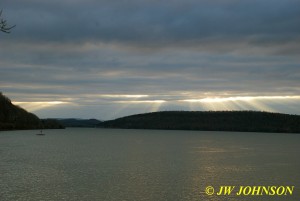 Sunbeams At Sunset Tenn Rest Area NF