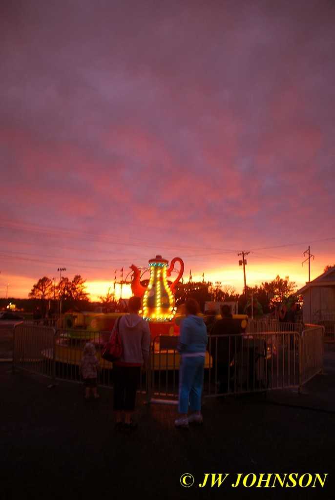 Rides by Fisher Ave at Sunset