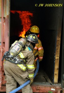 Drewby`s Crew Entering Live Burn