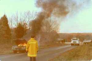 Dad Waits on Arrival of Pumper 803