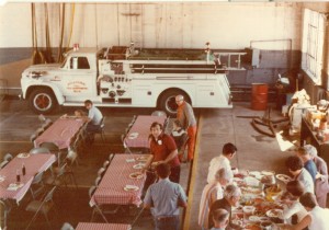 Dinner in Station Garage