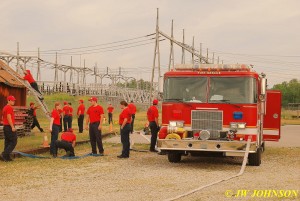 Live Burn Training Setting Up 2