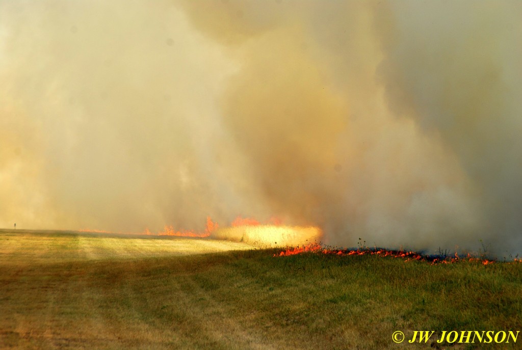 13 Field Fire Explodes in Strength