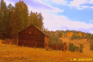 Barn and Corral Roadside Peak to Peak Hwy 1