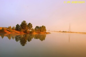 City Park Estes Park Lake Fog