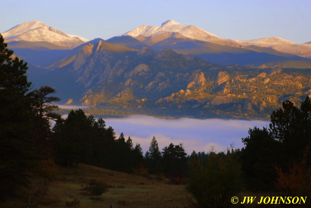 Fog Covers Estes Park Lake 2