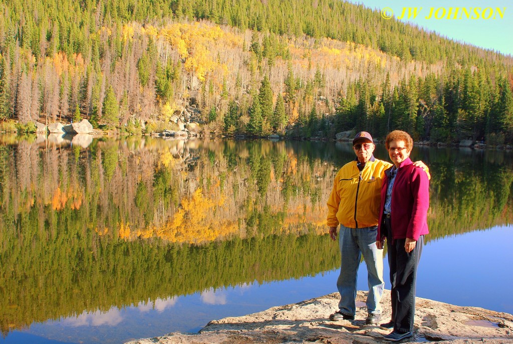 Mom and Dad at Bear Lake RMNP