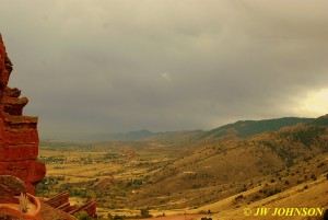 Red Rocks Park T-Storm Approaching