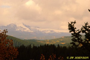 Snowcap and Color Along Peak to Peak Hwy
