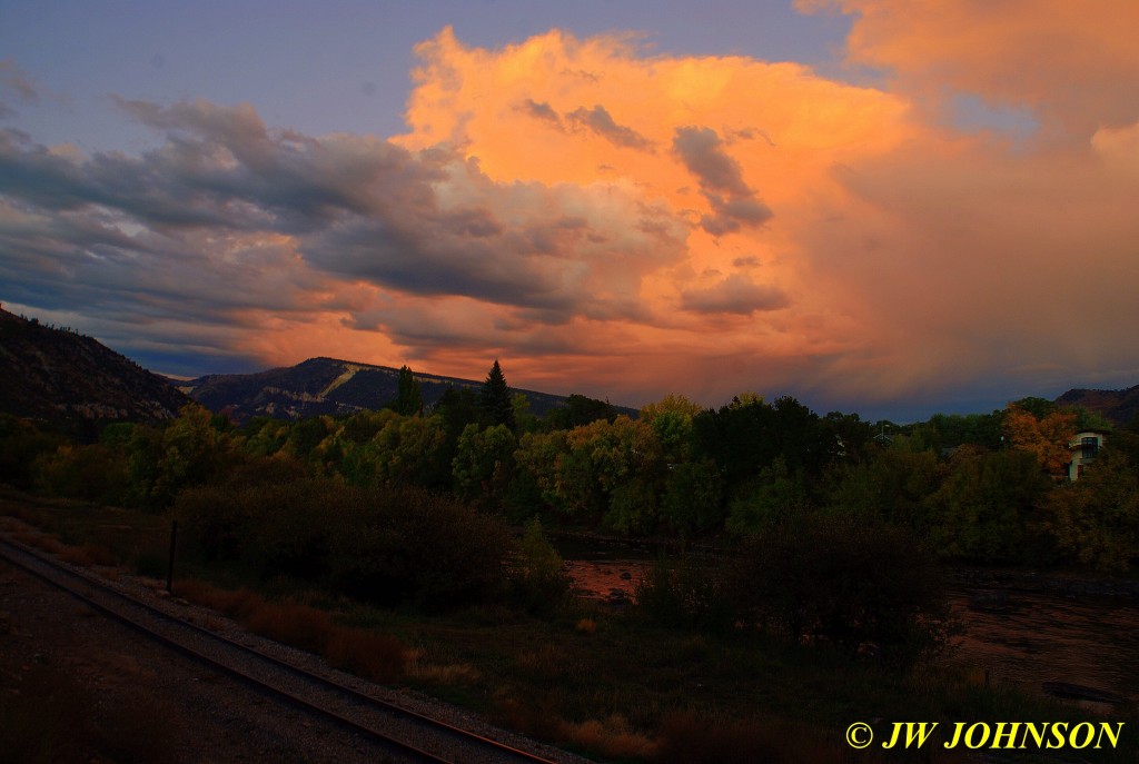 Sunset Animas River Valley Durango 2
