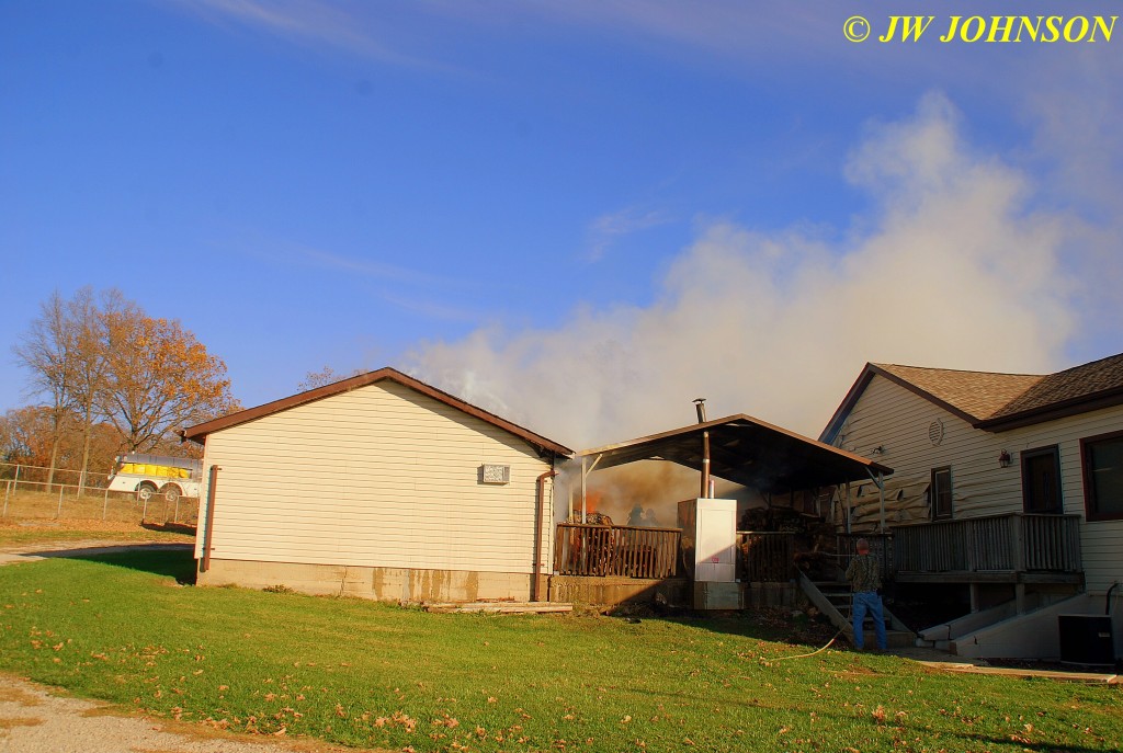 06 Shed and Woodpile on Fire