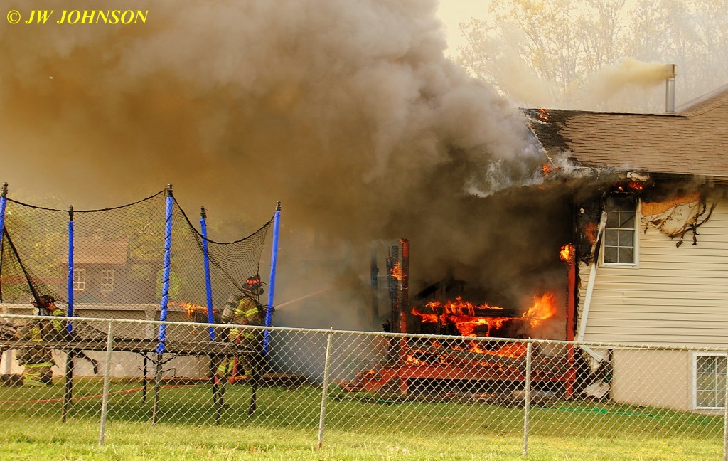 16 Capt Dave Knocking Down Deck Fire