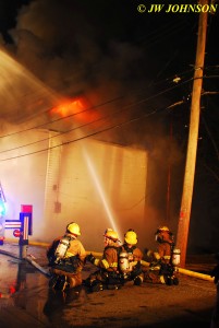67 Hose Crew Fights Fire