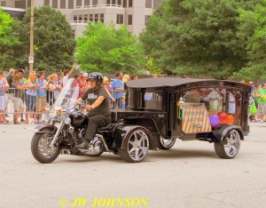 29 Hearse by Motorcycle