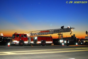 03 Capt Dave & Dave Set Up Flag on Ladder