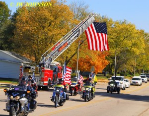 24 Funeral Escort Leaving Sullivan