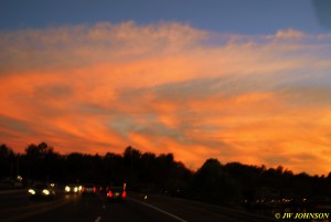 01 Enroute Lake Hamilton Sunset