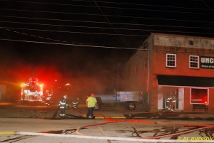 10 SFD Repositions Ladder East Side Bldg