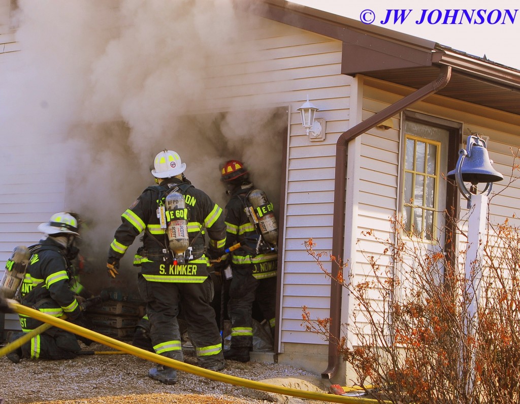 35 BFD Crews Enter Garage