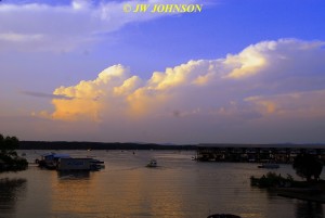 00A Thunderhead As Sun Sets