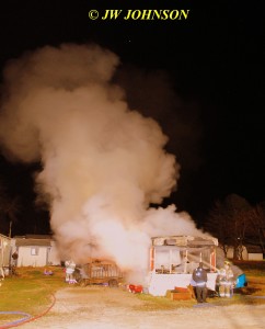 17 Heavy Smoke Pours From Trailer