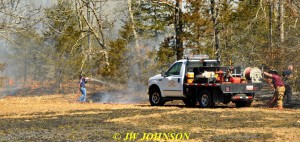 06 Firefighters Attempt to Extinguish Fast Moving Brush Fire