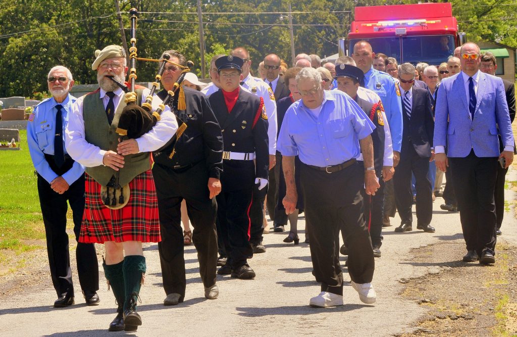 71 Procession Enters Cemetery