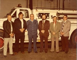 Dad With His Officers